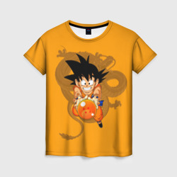 Женская футболка 3D Kid Goku