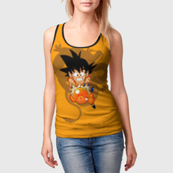 Женская майка 3D Kid Goku - фото 2