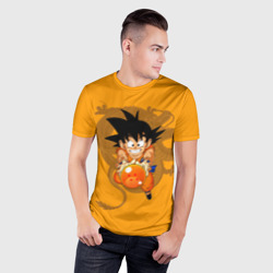 Мужская футболка 3D Slim Kid Goku - фото 2