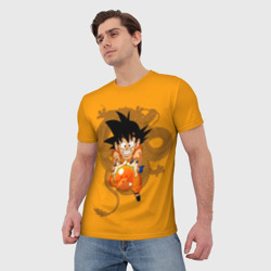 Мужская футболка 3D Kid Goku - фото 2