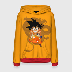 Женская толстовка 3D Kid Goku