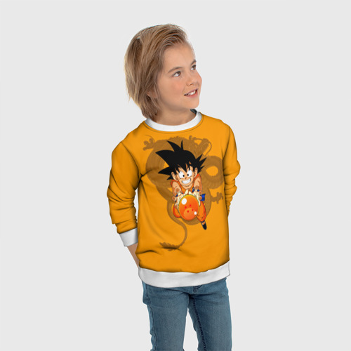 Детский свитшот 3D Kid Goku, цвет 3D печать - фото 5