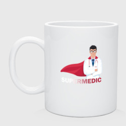 Кружка керамическая Супер врач Super Doc