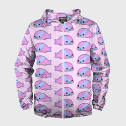 Мужская ветровка 3D Нерпы