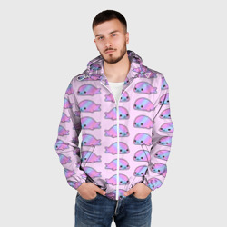 Мужская ветровка 3D Нерпы - фото 2