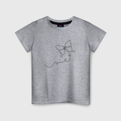 Детская футболка хлопок Бабочка