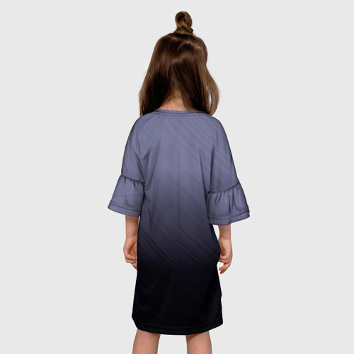 Детское платье 3D Аниме. Грустная, цвет 3D печать - фото 5