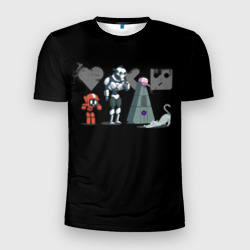 Мужская футболка 3D Slim Любовь, Смерть & Роботы