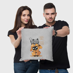 Подушка 3D Cat and Robot ЛСР - фото 2