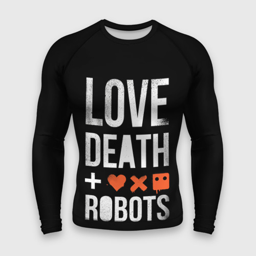 Мужской рашгард 3D Love Death + Robots, цвет 3D печать