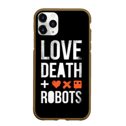 Чехол для iPhone 11 Pro Max матовый Love Death + Robots