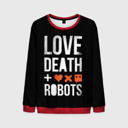 Мужской свитшот 3D Love Death + Robots