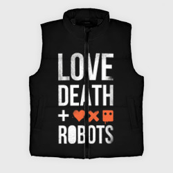 Мужской жилет утепленный 3D Love Death + Robots