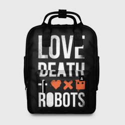 Женский рюкзак 3D Love Death + Robots