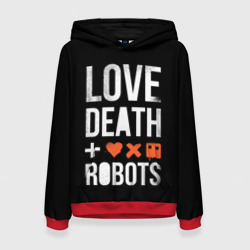 Женская толстовка 3D Love Death + Robots