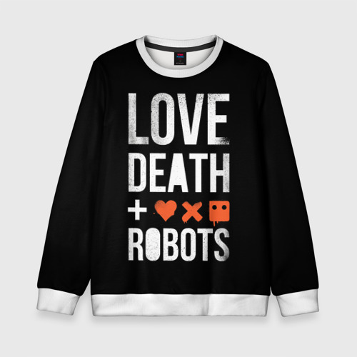 Детский свитшот 3D Love Death + Robots, цвет 3D печать