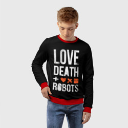 Детский свитшот 3D Love Death + Robots - фото 2