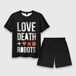 Мужской костюм с шортами 3D Love Death + Robots