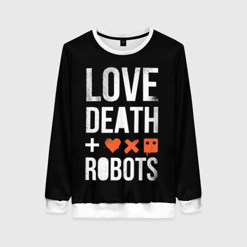 Женский свитшот 3D Love Death + Robots, цвет 3D печать