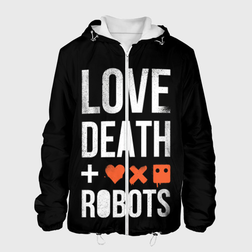 Мужская куртка 3D Love Death + Robots, цвет 3D печать