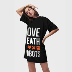 Платье-футболка 3D Love Death + Robots - фото 2
