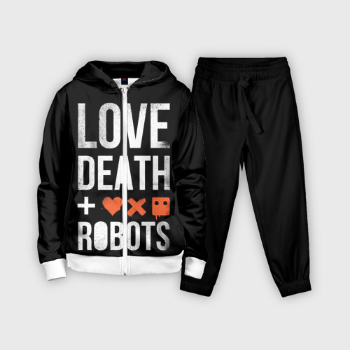 Детский костюм 3D Love Death + Robots, цвет белый