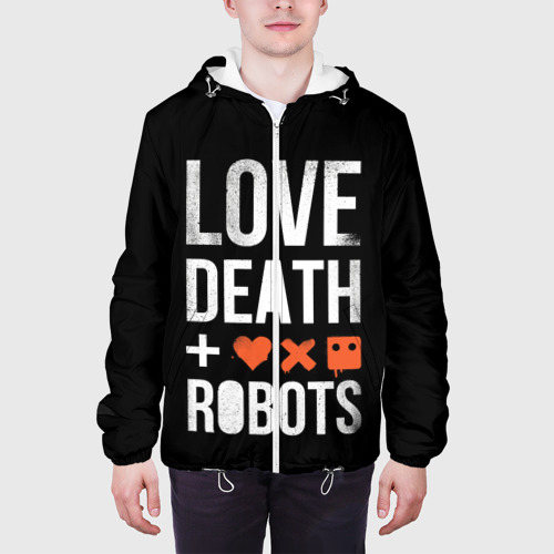 Мужская куртка 3D Love Death + Robots, цвет 3D печать - фото 4