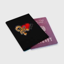 Обложка для паспорта матовая кожа K-VRC Love Death and Robots - фото 2