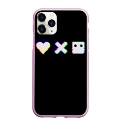 Чехол для iPhone 11 Pro Max матовый Love Death and Robots Glitch