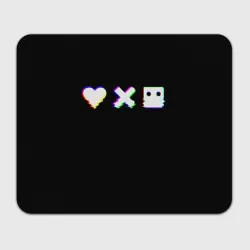 Прямоугольный коврик для мышки Love Death and Robots Glitch