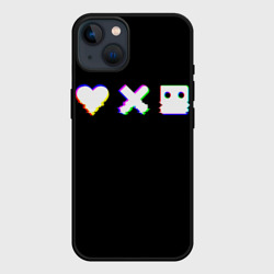 Чехол для iPhone 14 Love Death and Robots Glitch
