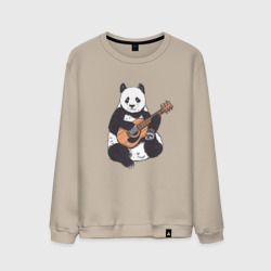 Мужской свитшот хлопок Панда гитарист Panda Guitar