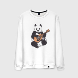 Мужской свитшот хлопок Панда гитарист Panda Guitar