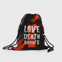 Рюкзак-мешок 3D Любовь смерть и роботы соты