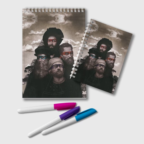 Блокнот Художники возрождения в повязках, не черепашки