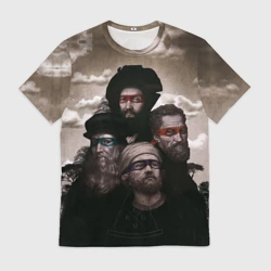 Мужская футболка 3D Художники возрождения в повязках, не черепашки