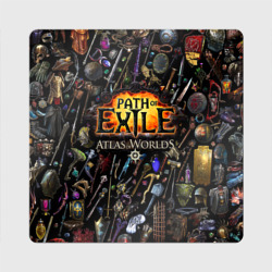 Path of Exile - atlas of worlds – Магнит виниловый Квадрат с принтом купить