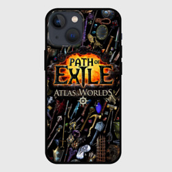 Path of Exile - atlas of worlds – Чехол для iPhone 13 mini с принтом купить