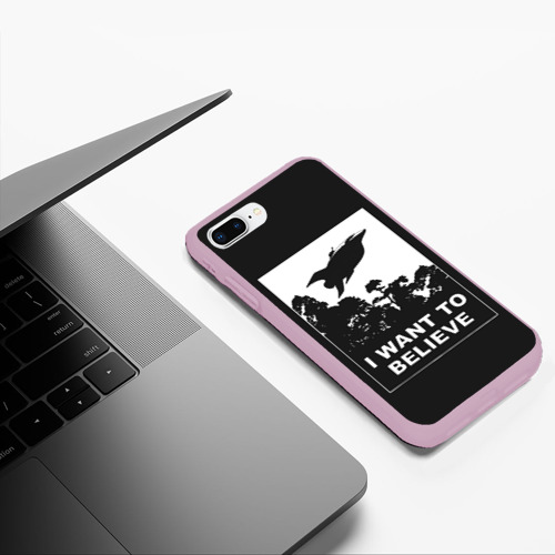 Чехол для iPhone 7Plus/8 Plus матовый с принтом Я хочу верить, фото #5