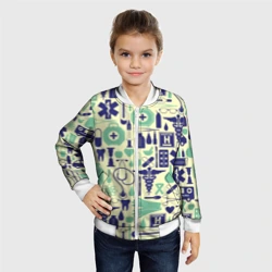 Детский бомбер 3D Медицина Паттерн - фото 2