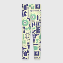 Леггинсы 3D Медицина Паттерн