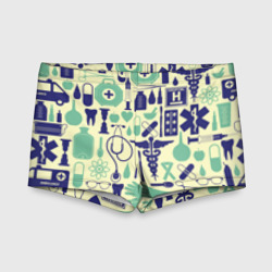 Детские купальные плавки 3D Медицина Паттерн