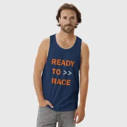 Мужская майка хлопок KTM ready to race +спина - фото 2