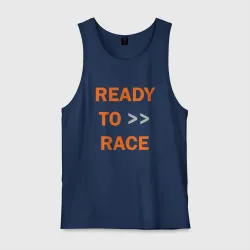 Мужская майка хлопок KTM ready to race +спина