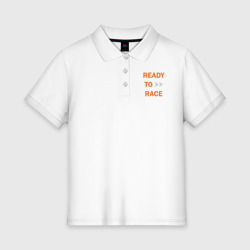 Женское поло хлопок KTM ready to race +спина