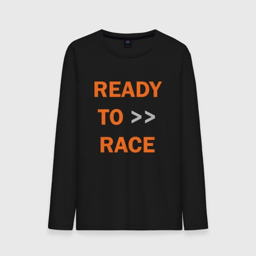 Мужской лонгслив хлопок KTM ready to race +спина