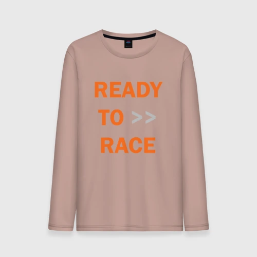 Мужской лонгслив хлопок KTM ready to race +спина