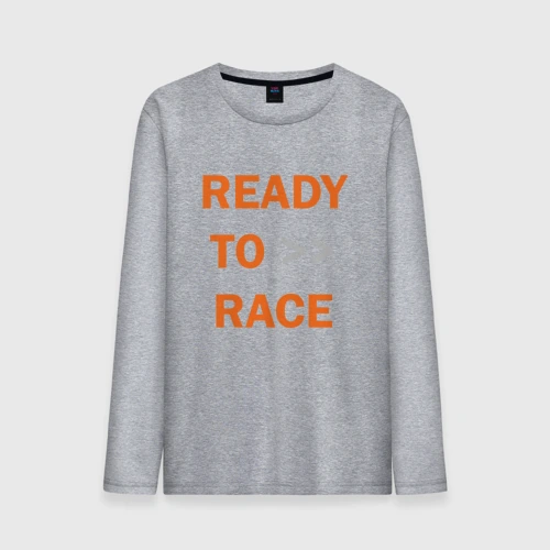 Мужской лонгслив хлопок KTM ready to race +спина