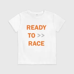 Детская футболка хлопок KTM ready to race +спина