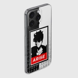 Чехол для iPhone 16 Pro Max силиконовый с защитой камеры Сон Джин Ву solo leveling - фото 2